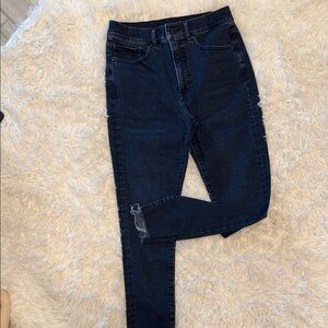 Express Midnight Blue Skinny Jeans